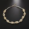 Bohemian Women Rope Chain Natural Seashell Choker Necklace Collar Necklaces Shell Chokers for Girl Gift Boho Jewelry