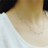Bohemian Silver Color  Zircon Beads Necklaces For Women Gift Charm Necklaces 2021 Collar Jewelry