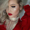 Bohemian Sexy Tassel Necklace Rhinestone Crystal Big Choker Gifts for Women  Jewelry Party Long Chain Statement Necklace