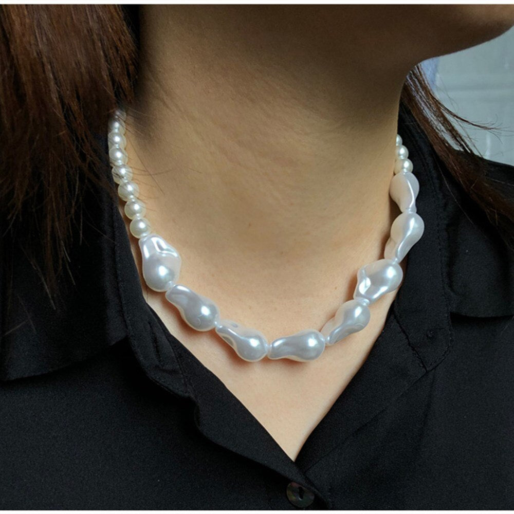 Bohemian Sweet Exquisite String Beads Choker For Women Trendy Refreshing Pearls Necklace Femme Statement Jewelry Gift