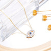 Bohemian Turkish Evil Eye Pendant Necklace Clavicle Chain Choker Necklace for Women Trend Jewelry 2022 Femme Collares