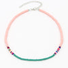 Bohemian Women's Necklace Multicolor Polymer Clay Crystal String Adjustable Choker Necklace Female Beach Jewelry
