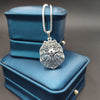 Boho Chic Alloy Pomeranian Dog Necklace Cartoon Pendant Golden Color Gift Box Available