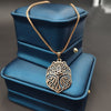 Boho Chic Alloy Pomeranian Dog Necklace Cartoon Pendant Golden Color Gift Box Available