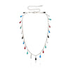 Boho Chic Oil Drop Charms Neck Jewelry Waterdrop Handcraft Solid Muticolor Necklace For Women Gift