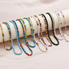 Boho Chic Seed Beads Necklace Women Colorful Neck Chain Bohemian Black Choker Necklaces Jewelry Charms Party Gift 2022