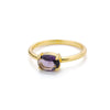 Boho Cubic Zirconia Rings For Women Zircon Stainless Steel Gold Color Ring Aesthetic Jewelry Wedding Band Couple Gift anillos
