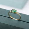 Boho Cubic Zirconia Rings For Women Zircon Stainless Steel Gold Color Ring Aesthetic Jewelry Wedding Band Couple Gift anillos