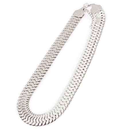 Boho Punk Wide Clavicle Necklace Women Accessories Simple Snake shape Chain Gold/Black/Silver-color Necklaces Men's Gift