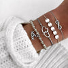 Boho Rope Bracelets & Bangles for Women Bohemian Beaded Charm Bracelet Femme Set  Multilayer Jewelry Accessories Bijoux