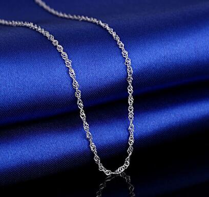 Boutique Jewelry Wholesale 100% 925 Sterling Silver Necklace Women'S Pendant With Chain Of Multiple Styles To Choose From 46CM