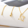 Bow &amp; Arrow Necklace For Women Men Stainless Steel Cupid's Arrow Necklcae Pendant 2023 Jewerly Gifts for the Year