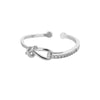 Bow Rings For Women Cubic Zirconia Couple Ring  Female Wedding Band Engagement Stainless Steel Jewelry anillos mujer