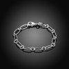 Bracelet For Women Chain 925 Stamp Silver Color Wedding Gift Party  Jewelry 2022 Jewelry Christmas Gifts GaaBou