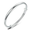 Bracelet S999 sterling silver genuine Sen series simple star