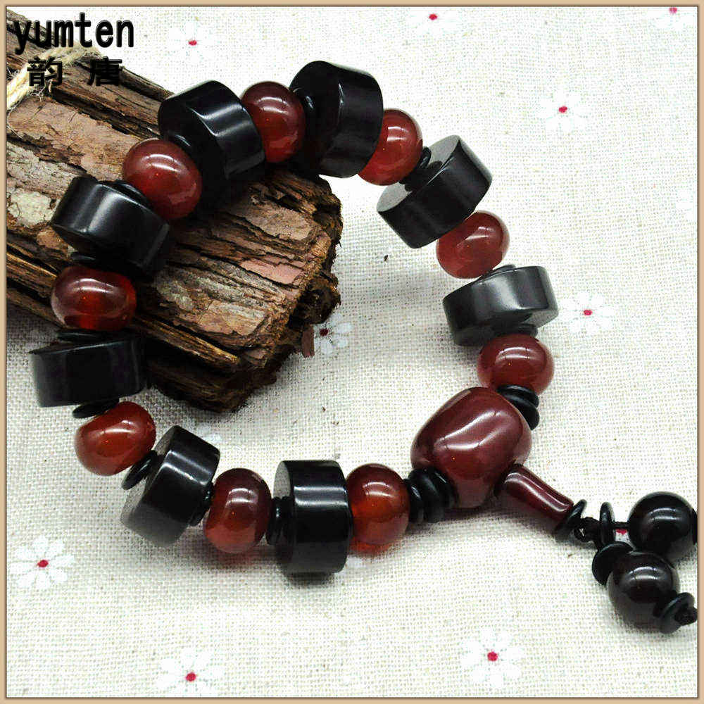 Bracelets Men Women Agate Stone Natural Bead Bracelet Women Unisex Crystal Fine Jewelry Bracelets Beads Jewelry Bag Charm Bangle