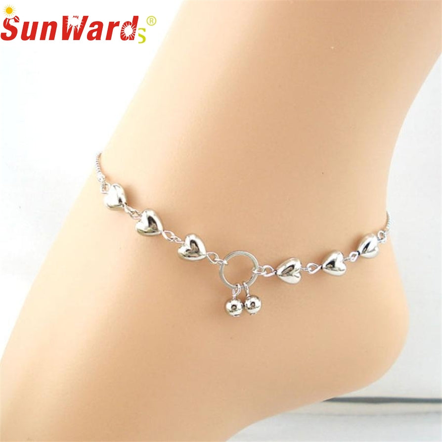 Bracelets on the feet Anklets Life Heart Cherries Women Ankle Bracelet Barefoot Sandal Beach Foot Jewelry Dropshipping pesca