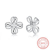 Braided Design 100% 925 Sterling Silver Stud Earrings Metallic Earrings For Women Ladies Party Ethnic Jewelry (Lam Hub Fong)