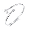 Branch Leaf Women Cuff Bracelet Ladies Silver Bangle  Designer Jewelry Accessories Christmas  Items GaaBou