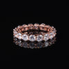 Brand 925 SILVER PAVE SETTING diamond painting full Ring ETERNITY BAND ENGAGEMENT WEDDING Stone Rings Size 5,6,7,8,9,10