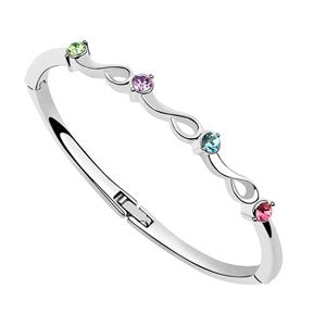 Brand Bracelet Pulseras For Women Feminina Made with Austria Elements crystal Bangles Best Friends Bijoux Fine Jewelry
