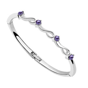 Brand Bracelet Pulseras For Women Feminina Made with Austria Elements crystal Bangles Best Friends Bijoux Fine Jewelry