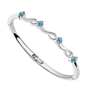 Brand Bracelet Pulseras For Women Feminina Made with Austria Elements crystal Bangles Best Friends Bijoux Fine Jewelry