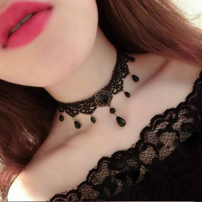 Brand Black Velvet Choker Necklace for Women Statement Necklaces & Pendants Bijoux Femme Collier Jewelry Collares