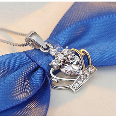 Brand New Fine Jewelry Wholesale Genuine sterling silver jewelry 925 Sterling Silver Necklace for Women Christmas Jewelry