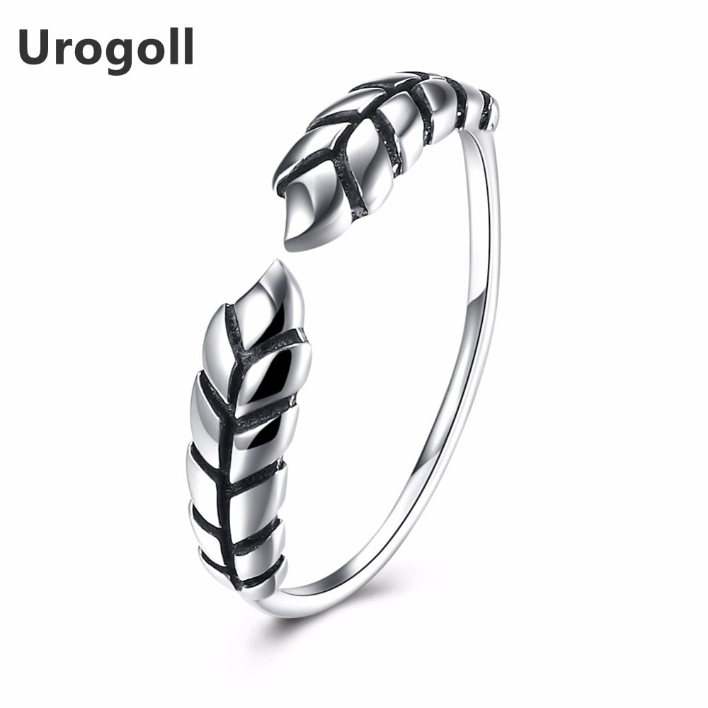 Brand New sterling-silver-jewelry Wheat Ring Silver 925 Jewelry Pure Solid 925 Silver Rings for women Anniversary Fine Jewelry