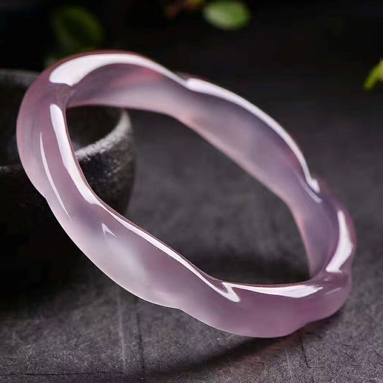 Brazil Natural Chalcedony Agate Bracelet Fashion Temperament Jewelry Gems Accessories Gifts Wholesale