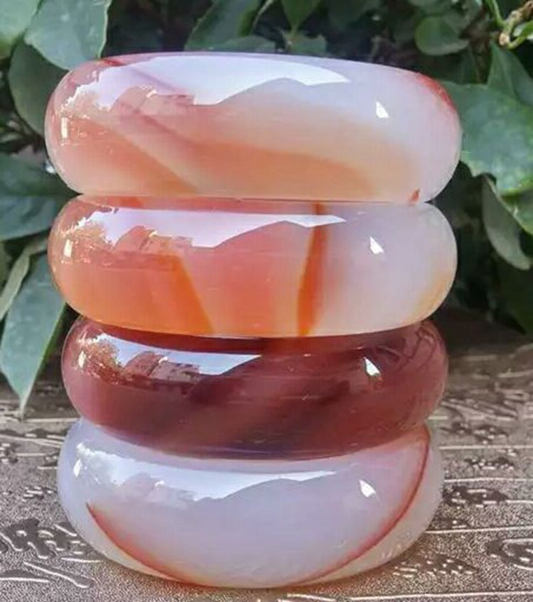 Brazil Natural Ice Color Chalcedony Bracelet Retro Jewelry Gems Accessories Gifts Wholesale