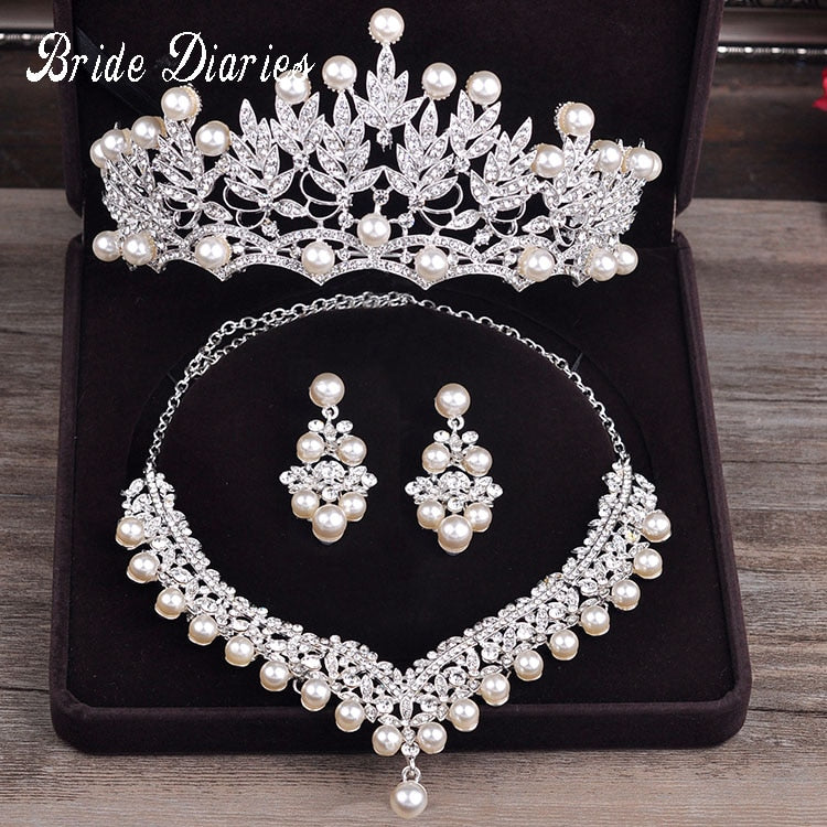 Daraz Bridal Tiara And Jewelry Sets Beiver Jewelry Store 】3pcs