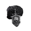 Brown Bear Shield Metal Pendant Men's Hip Hop Punk Necklace