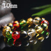 Buddhism Feng Shui Obsidian Stone Beads Bracelet Men Women Unisex Brave Troops Wristband Gold Black Pixiu Wealth Lucky Bracelets