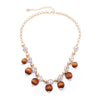 Bulk Price 2020 New Design Crystal Brown Wooden Beads Necklace For Women Fashion Jewelry Aliexpress Online Shopping