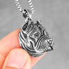 Bull Dog Animal Stainless Steel Men Necklaces Pendants Chain Punk Hip Hop for Boyfriend Male Jewelry Creativity Gift
