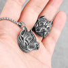Bull Dog Animal Stainless Steel Men Necklaces Pendants Chain Punk Hip Hop for Boyfriend Male Jewelry Creativity Gift