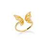 Butterfly Cubic Zirconia Rings for Women Adjustable  Female Finger Ring 2023 Trendy Korean Aesthetic Jewerly Gift