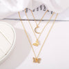 Butterfly Moon Women Necklace Neck Chain Boho Sexy Accessories Aesthetic Jewelry   Items GaaBou