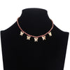 Butterfly Necklace For Women jewellery butterfly  choker Shiny Crystal Clavicle Chain Bling Bling Jewelry