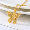 Butterfly Necklace for Women Stainless Steel Butterflies Pendant Necklace Gold Color Charms Choker Boho Aesthetic Jewelry
