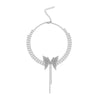 Butterfly Tassel Long Cool Wind Necklace Women's 2021 Net Red Neck Chain Suit Clavicle Chain Choker Necklace