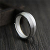 C&R Real S999 Sterling Silver Rings for Women Men Couple Rings Simple Thai Silver Rings Opening Handmade Lover's Fine Jewelry