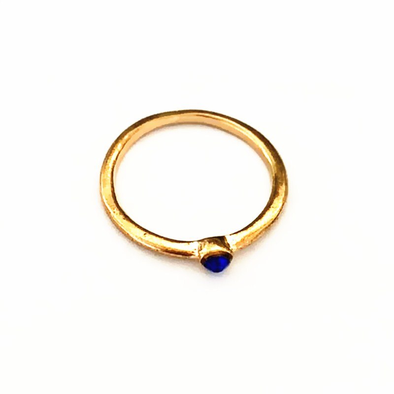 C453 Punk Anillo Fashion Lovely Vintage Red Blue Crystal Tail Finger Rings For Women Wedding Jewelry Cheap Bohemia Gift