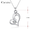 Pendant Necklaces For Women Trendy Heart Girl Flower Fashion Design Metal Link Chain Long Necklace Hot Wholesale N123