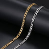 CACANA Stainless Steel Chain Bracelets For Man Women Gold Silver Color For Pendant Flat Donot Fade Jewelry N1806