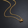CACANA Stainless Steel Chain Necklaces For Man Women Gold Silver Color For Pendant Fine Donot Fade Jewelry N1918