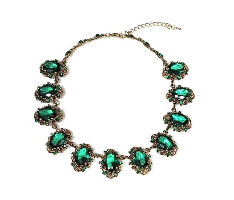 CC Vintage Necklace For Women Chokers Necklaces Pendants Hyperbole Clavicle Chain Accessories Pendant  Jewelry CCN168a