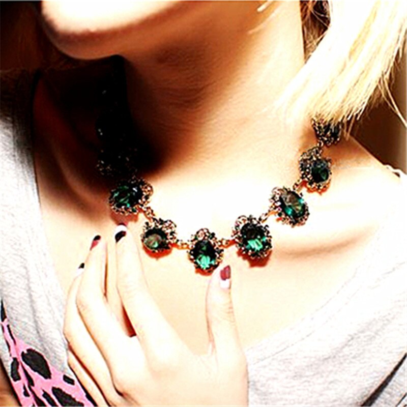 CC Vintage Necklace For Women Chokers Necklaces Pendants Hyperbole Clavicle Chain Accessories Pendant  Jewelry CCN168a